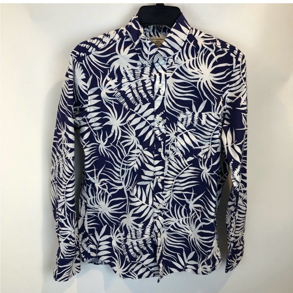 J. Crew Stretch Slim Untucked In Jungle Print